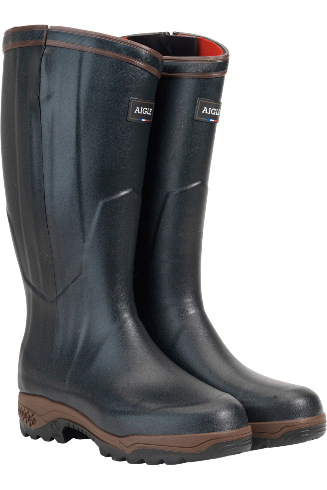 Aigle Mens Parcours 2 ISO Open Wellington Boots - Bronze | The